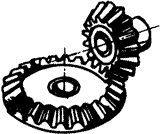 齒輪基本術語錐齒輪、準雙曲面齒輪及其齒輪副