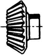 齒輪基本術語錐齒輪、準雙曲面齒輪及其齒輪副