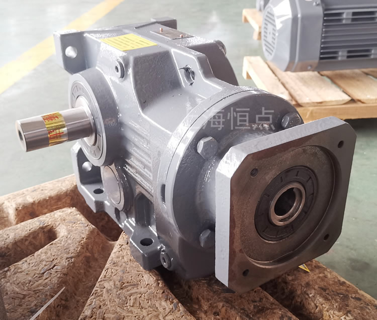 K57減速機 輸入配伺服方法蘭 輸出單軸 實物圖